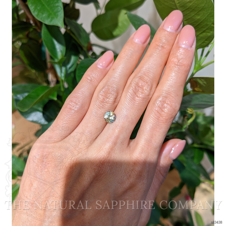 1.53 Ct. Greenish Yellow Sapphire from Montana