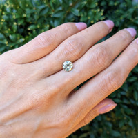 1.53 Ct. Greenish Yellow Sapphire from Montana Life Style