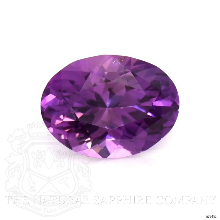 1.39 Ct. Purple Sapphire from Ceylon (Sri Lanka)