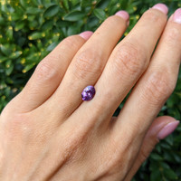 1.39 Ct. Purple Sapphire from Ceylon (Sri Lanka) Life Style
