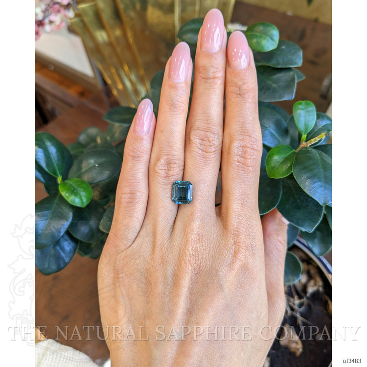 5.03 Ct. Bluish Green Sapphire from Madagascar