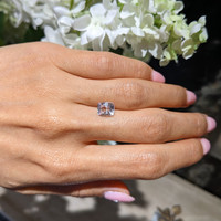 2.43 Ct. Peach Sapphire from Madagascar Life Style