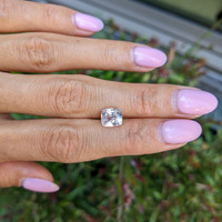 2.43 Ct. Peach Sapphire from Madagascar Life Style