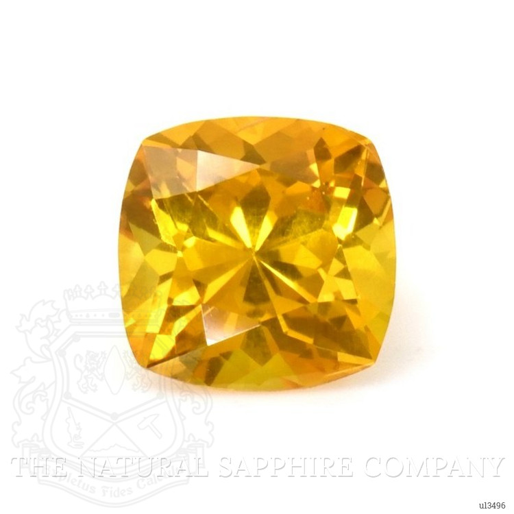 1.52 Ct. Yellowish Orange Sapphire from Ceylon (Sri Lanka)