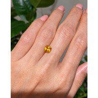 1.52 Ct. Yellowish Orange Sapphire from Ceylon (Sri Lanka) Life Style
