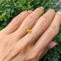 1.14 Ct. Yellowish Orange Sapphire from Ceylon (Sri Lanka) Life Style