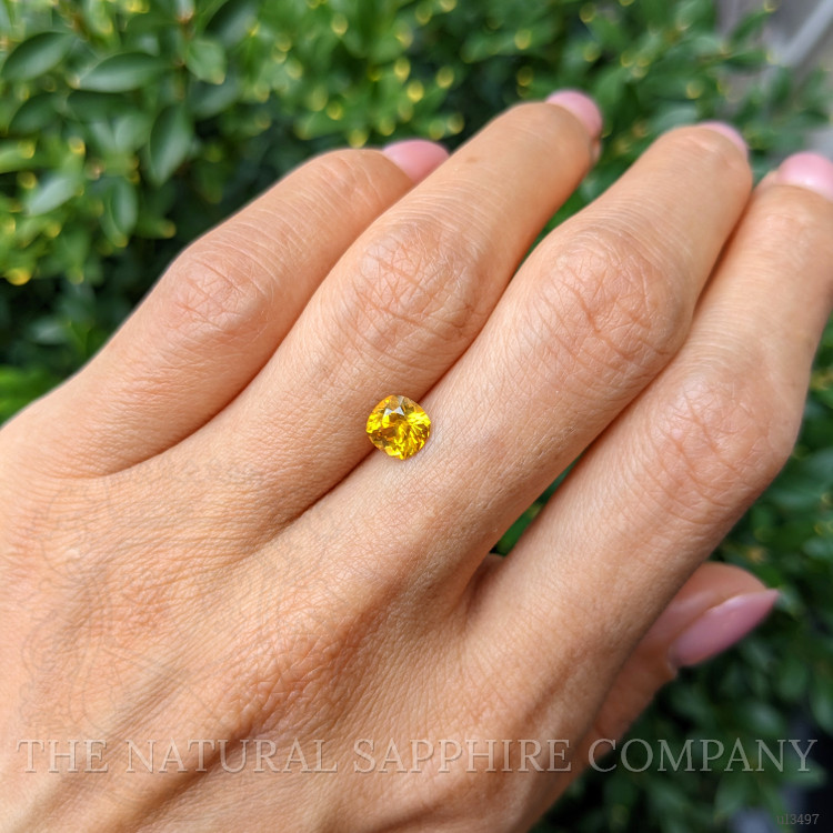 1.14 Ct. Yellowish Orange Sapphire from Ceylon (Sri Lanka)
