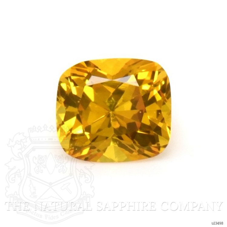 0.92 Ct. Yellowish Orange Sapphire from Ceylon (Sri Lanka)
