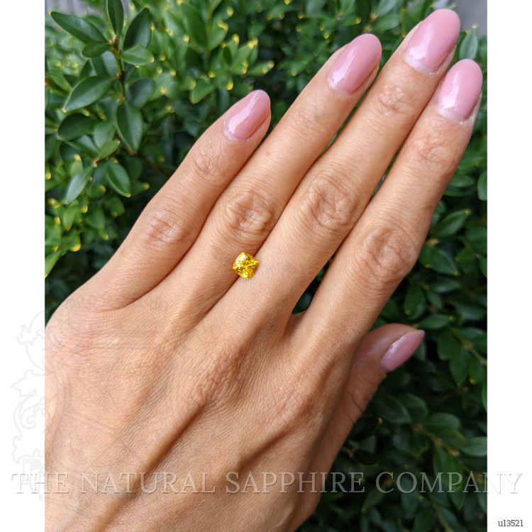 1.05 Ct. Yellowish Orange Sapphire from Ceylon (Sri Lanka)