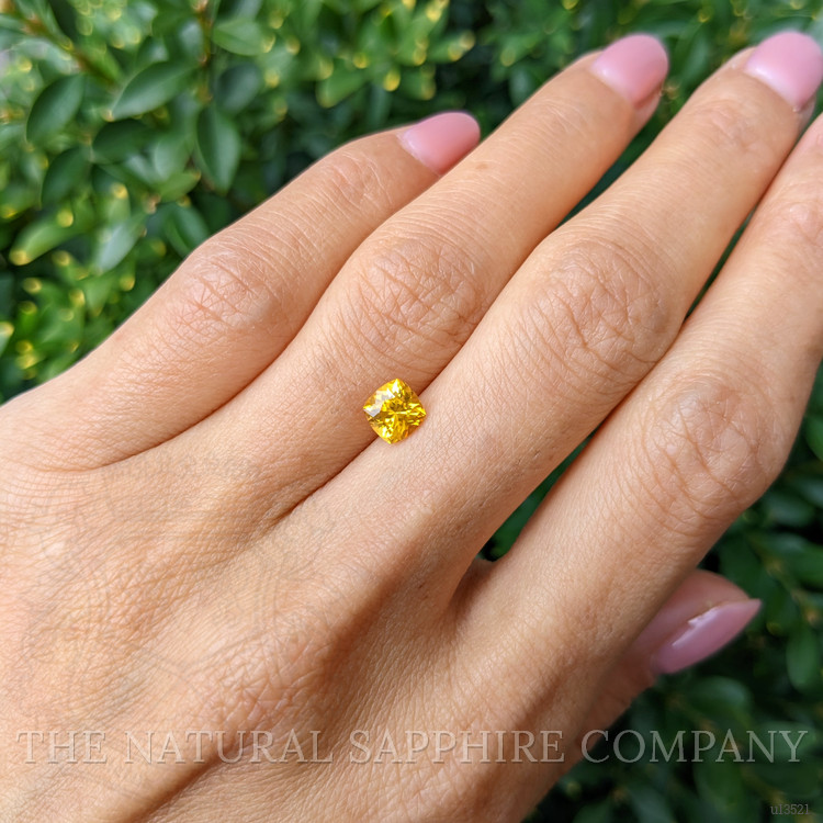 1.05 Ct. Yellowish Orange Sapphire from Ceylon (Sri Lanka)