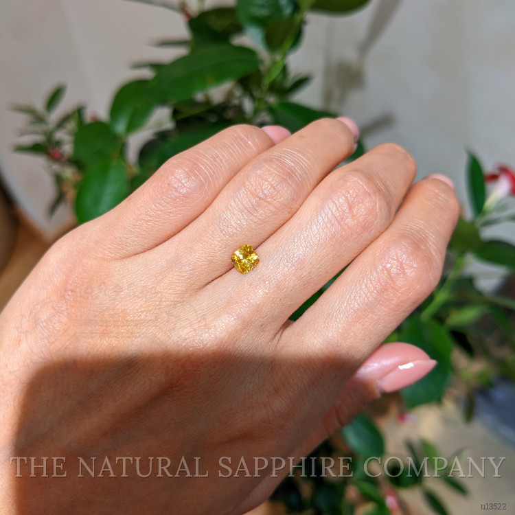 1.05 Ct. Yellowish Orange Sapphire from Ceylon (Sri Lanka)