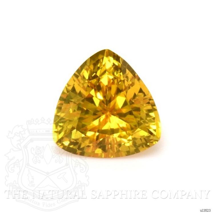 1.34 Ct. Yellowish Orange Sapphire from Ceylon (Sri Lanka)