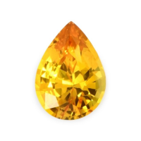 0.86 Ct. Yellowish Orange Sapphire from Ceylon (Sri Lanka) Video