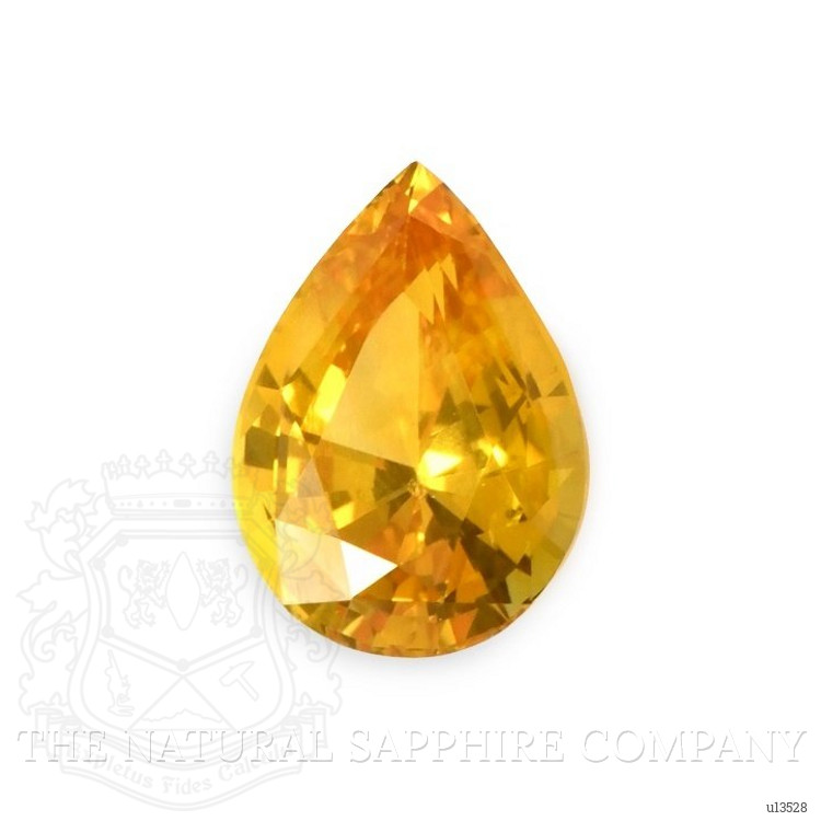 1.15 Ct. Yellowish Orange Sapphire from Ceylon (Sri Lanka)
