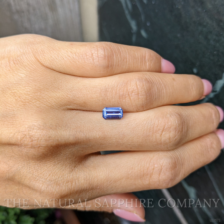 1.29 Ct. Bluish Purple Sapphire from Ceylon (Sri Lanka)