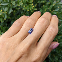 1.29 Ct. Bluish Purple Sapphire from Ceylon (Sri Lanka) Life Style