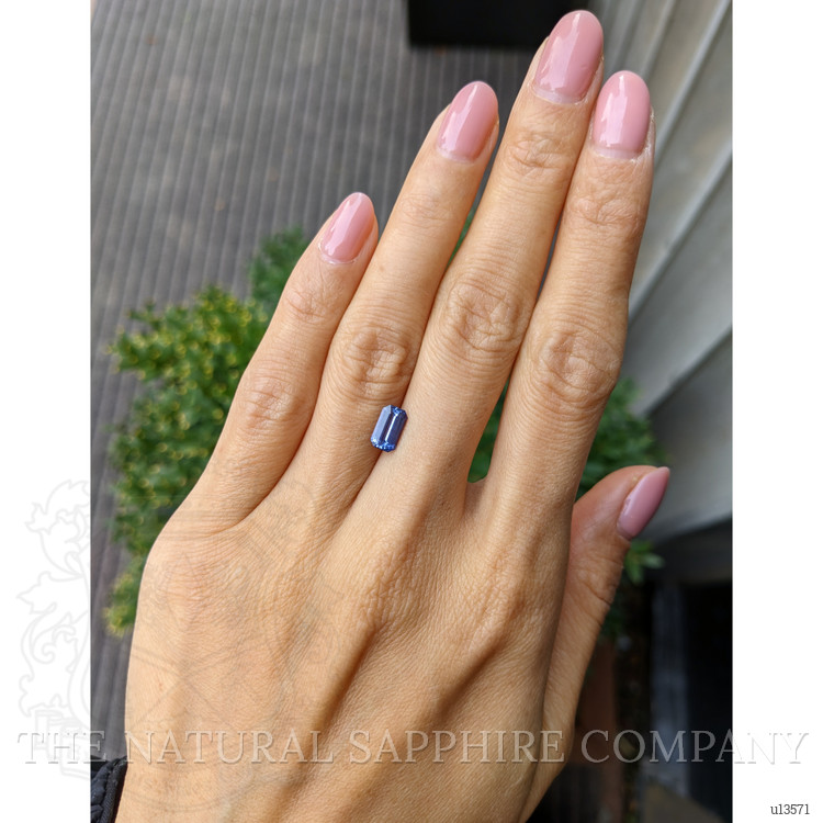 1.29 Ct. Bluish Purple Sapphire from Ceylon (Sri Lanka)