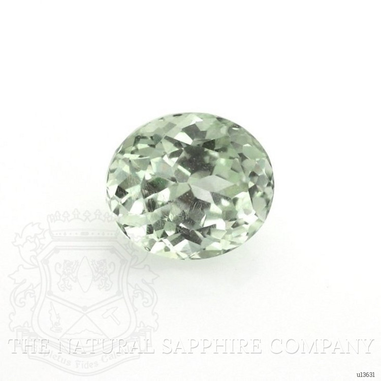 0.87 Ct. Green Sapphire from Montana