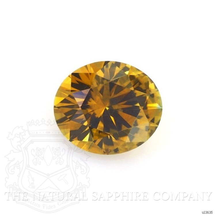 1.22 Ct. Yellowish Brown Sapphire from Montana