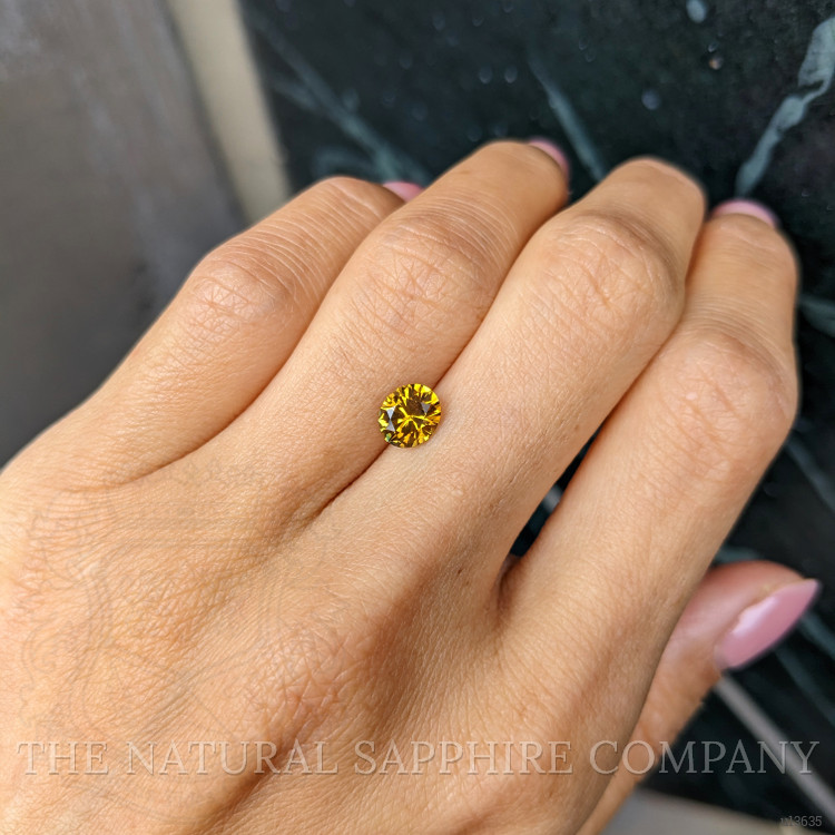 1.22 Ct. Yellowish Brown Sapphire from Montana