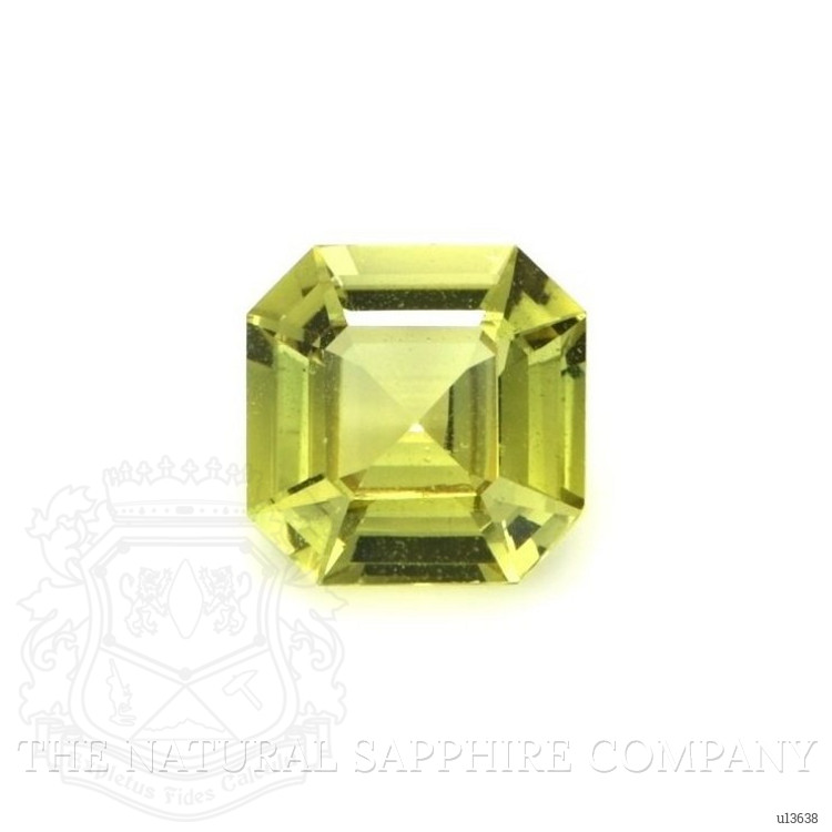 1.67 Ct. Yellowish Green Sapphire from Ceylon (Sri Lanka)