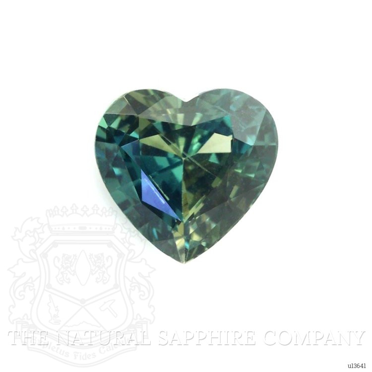 2.54 Ct. Bluish Green Sapphire from Ceylon (Sri Lanka)