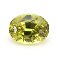 1.71 Ct. Greenish Yellow Sapphire from Ceylon (Sri Lanka) Video