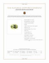 0.90 Ct. Yellowish Green Sapphire from Ceylon (Sri Lanka) Scan Report