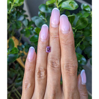 1.30 Ct. Pinkish Purple Sapphire from Ceylon (Sri Lanka) Life Style