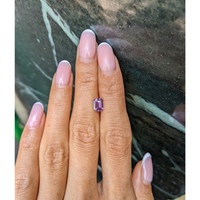 1.10 Ct. Purplish Pink Sapphire from Ceylon (Sri Lanka) Life Style
