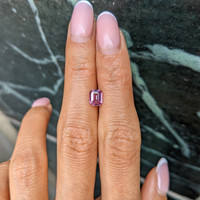 1.08 Ct. Purplish Pink Sapphire from Ceylon (Sri Lanka) Life Style