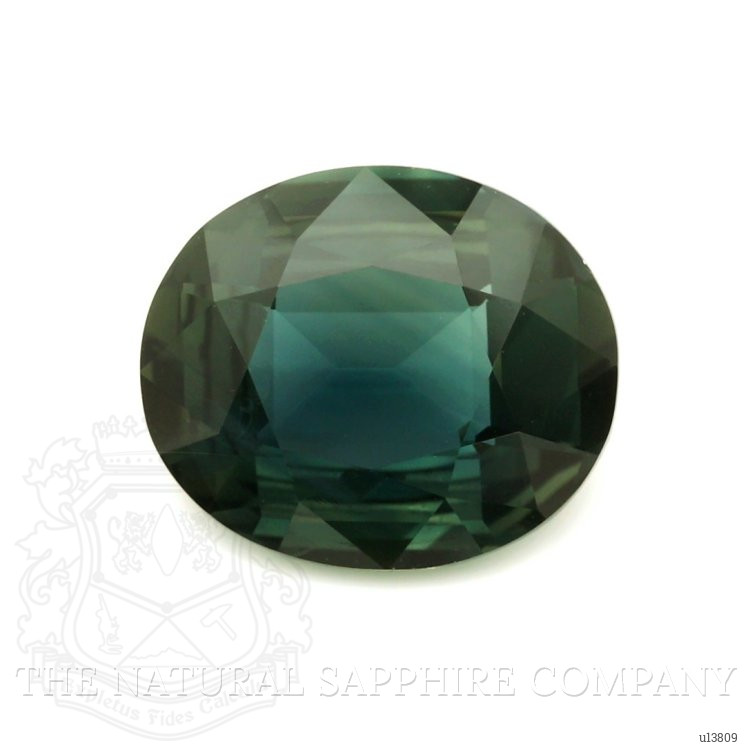 7.35 Ct. Greenish Blue Sapphire from Ceylon (Sri Lanka)