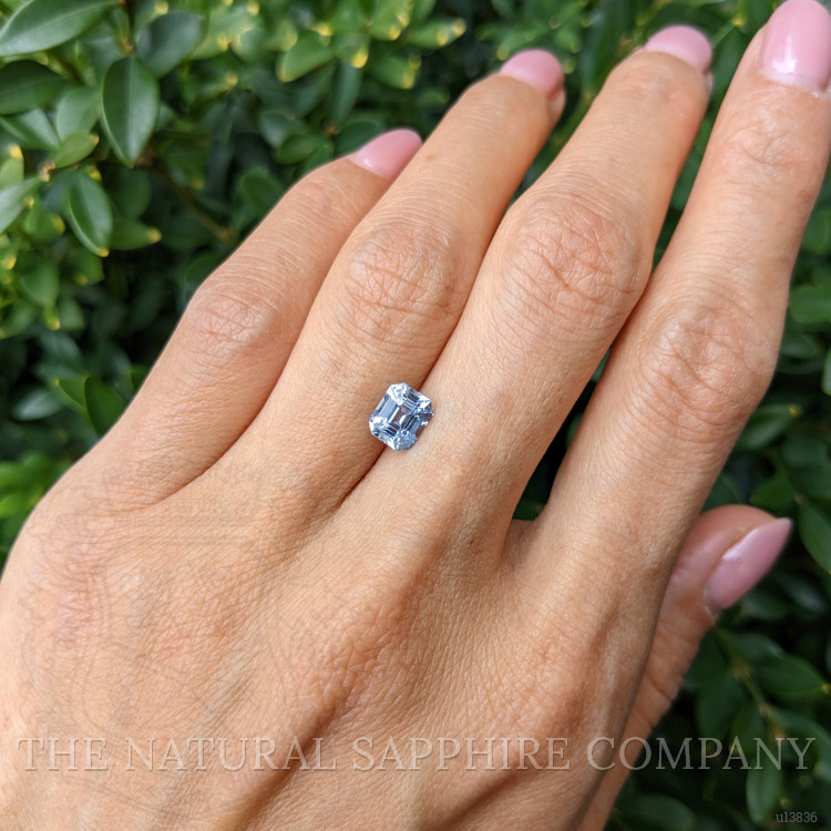 1.67 Ct. Greyish Blue Sapphire from Ceylon (Sri Lanka)