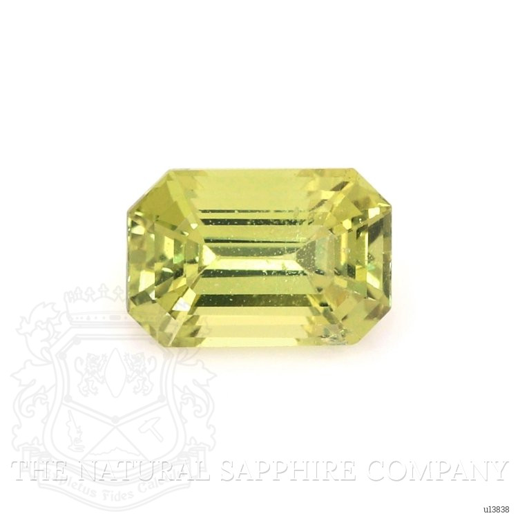 2.37 Ct. Greenish Yellow Sapphire from Ceylon (Sri Lanka)