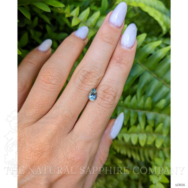0.84 Ct. Greenish Blue Sapphire from Montana