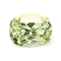 0.90 Ct. Yellowish Green Sapphire from Montana Video