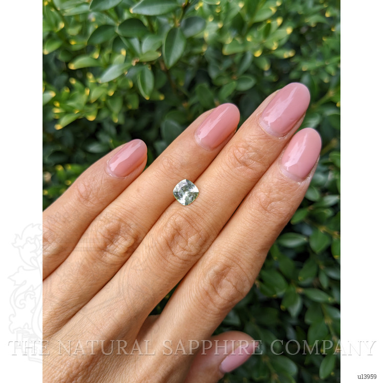 1.27 Ct. Yellowish Green Sapphire from Montana