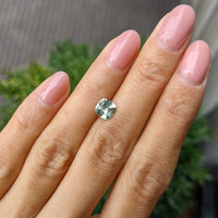 1.27 Ct. Yellowish Green Sapphire from Montana Life Style