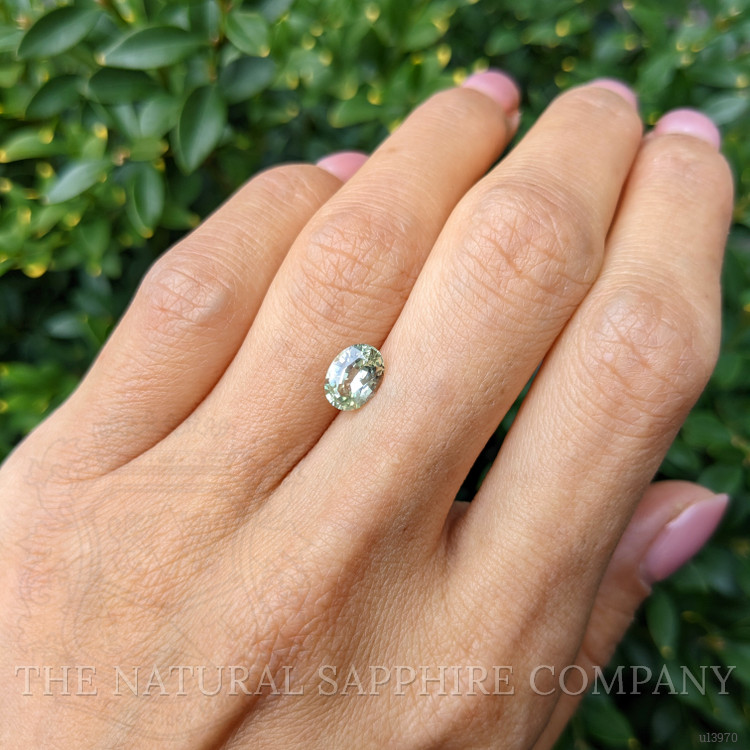 1.46 Ct. Green Sapphire from Montana