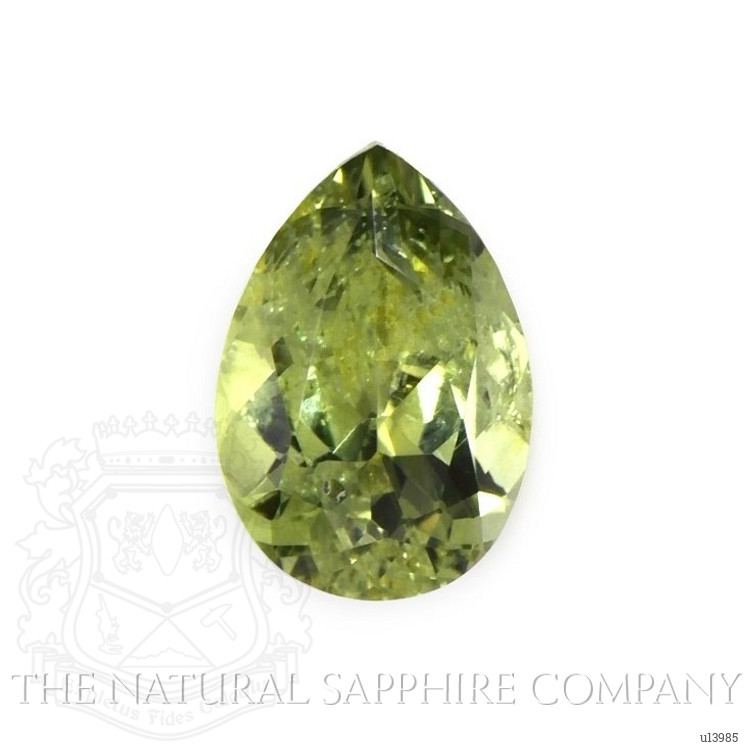 1.95 Ct. Yellowish Green Sapphire from Montana