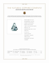 0.58 Ct. Greyish Blue Sapphire from Montana Scan Report