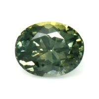 0.90 Ct. Yellowish Green Sapphire from Montana Video