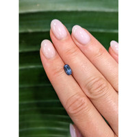 1.12 Ct. Greyish Blue Sapphire from Montana Life Style