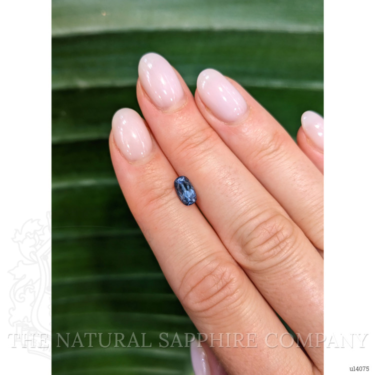 1.12 Ct. Greyish Blue Sapphire from Montana