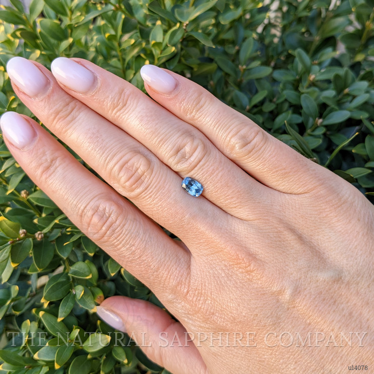 1.20 Ct. Greyish Blue Sapphire from Montana