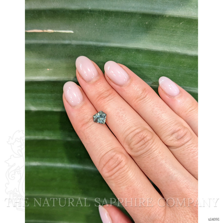 1.48 Ct. Greenish Blue Sapphire from Montana