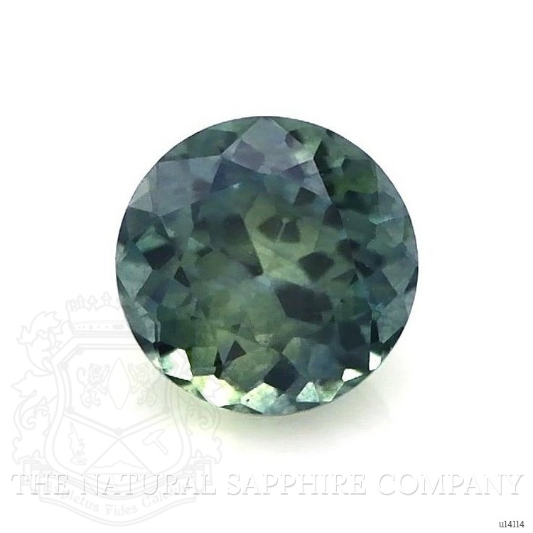 0.63 Ct. Bluish Green Sapphire from Montana