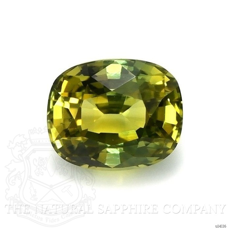 1.94 Ct. Yellowish Green Sapphire from Ceylon (Sri Lanka)