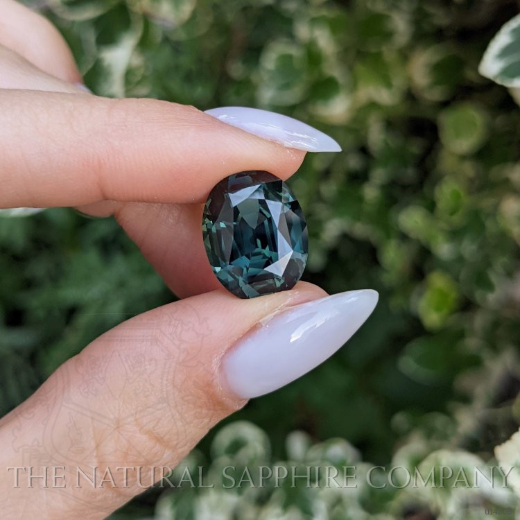 11.13 Ct. Bluish Green Sapphire from Ethiopia