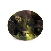 0.83 Ct. Greenish Brown Sapphire from Ceylon (Sri Lanka) Video